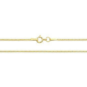 Gold filled Box Chain Necklace
