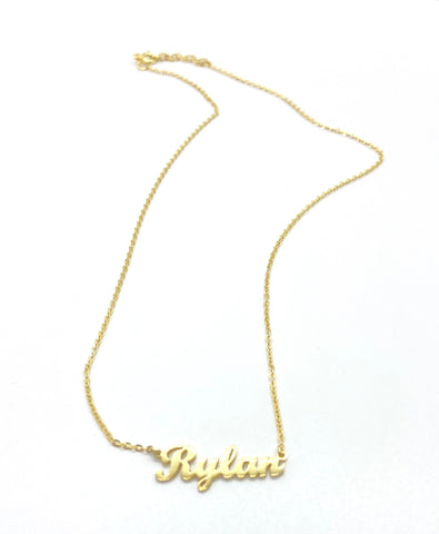Gold Filled Personalized Name Necklace