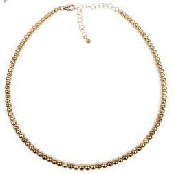 Gold-Filled Bead Necklace